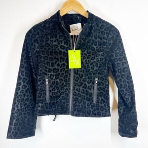 NWT Sam Edelman Cheetah Moto Jacket